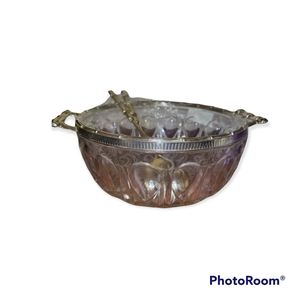 Vintage cut glass bowl